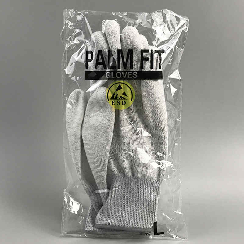 Sarung tangan bersalut nilon ESD Nylon Carbon Nylon ESD