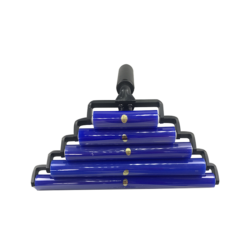 Silicone Sticky Roller (Aluminium Hitam）