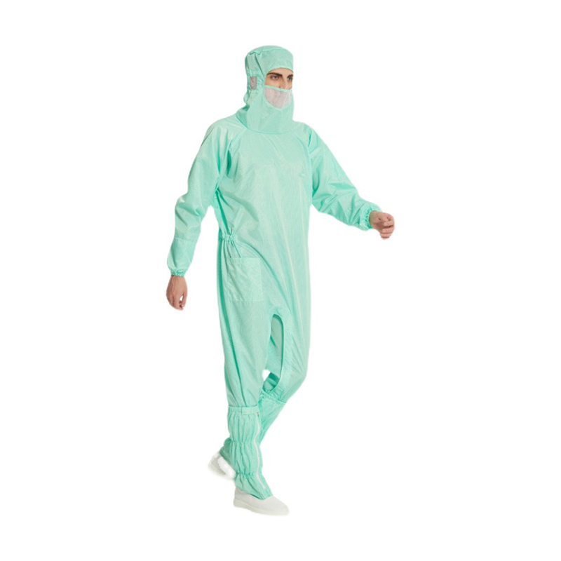 Saman katak anti statik dengan jumpsuit bertudung