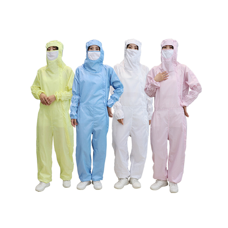 Anti Jumpsuit Berjudar Terbuka Anti Statik