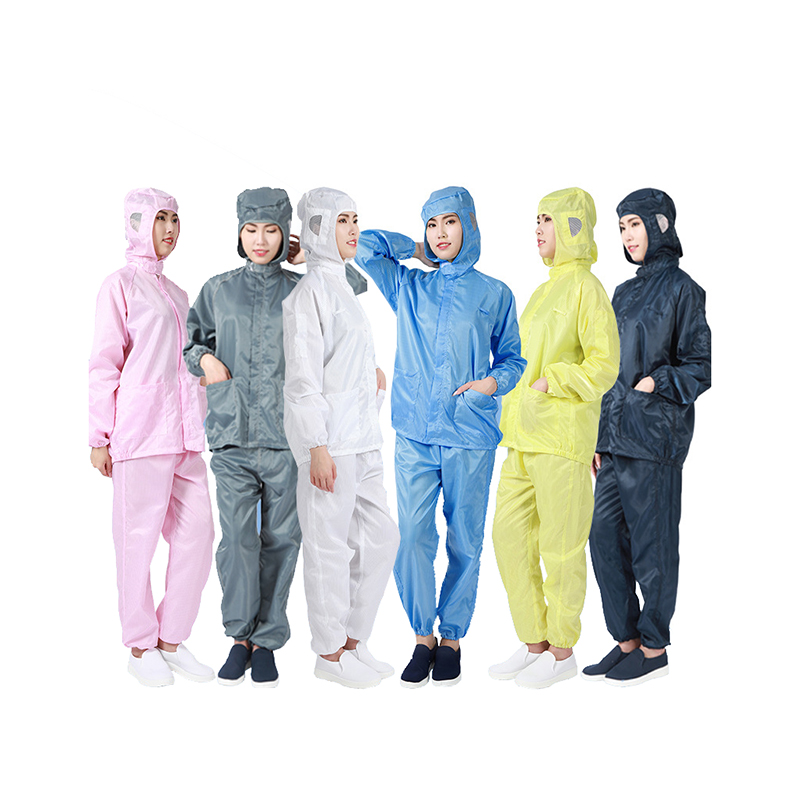 Jaket ESD dengan Cap & Seluar ESD