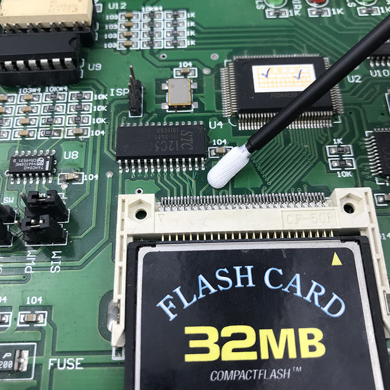 Poliester rajutan tipped swab