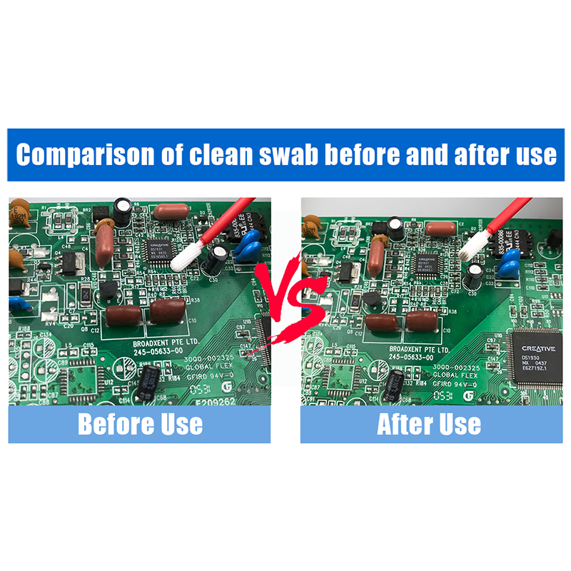 Poliester rajutan tipped swab